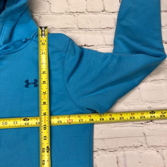 Under Armour Women Pullover Hoodie Sweatshirt Size Small Blue B273 -22 - Picture 4 of 14